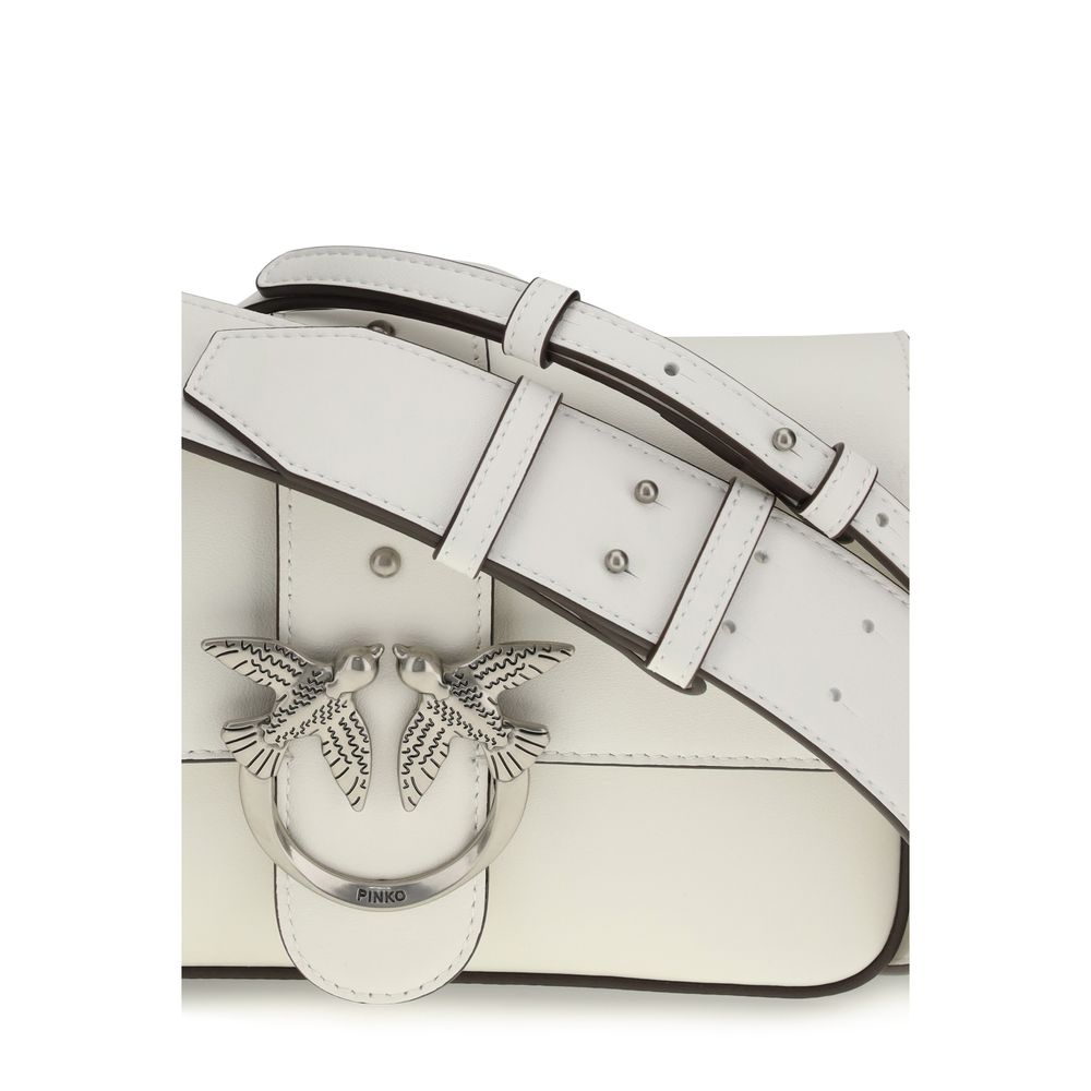 White Calf Leather Bos Taurus Shoulder Bag