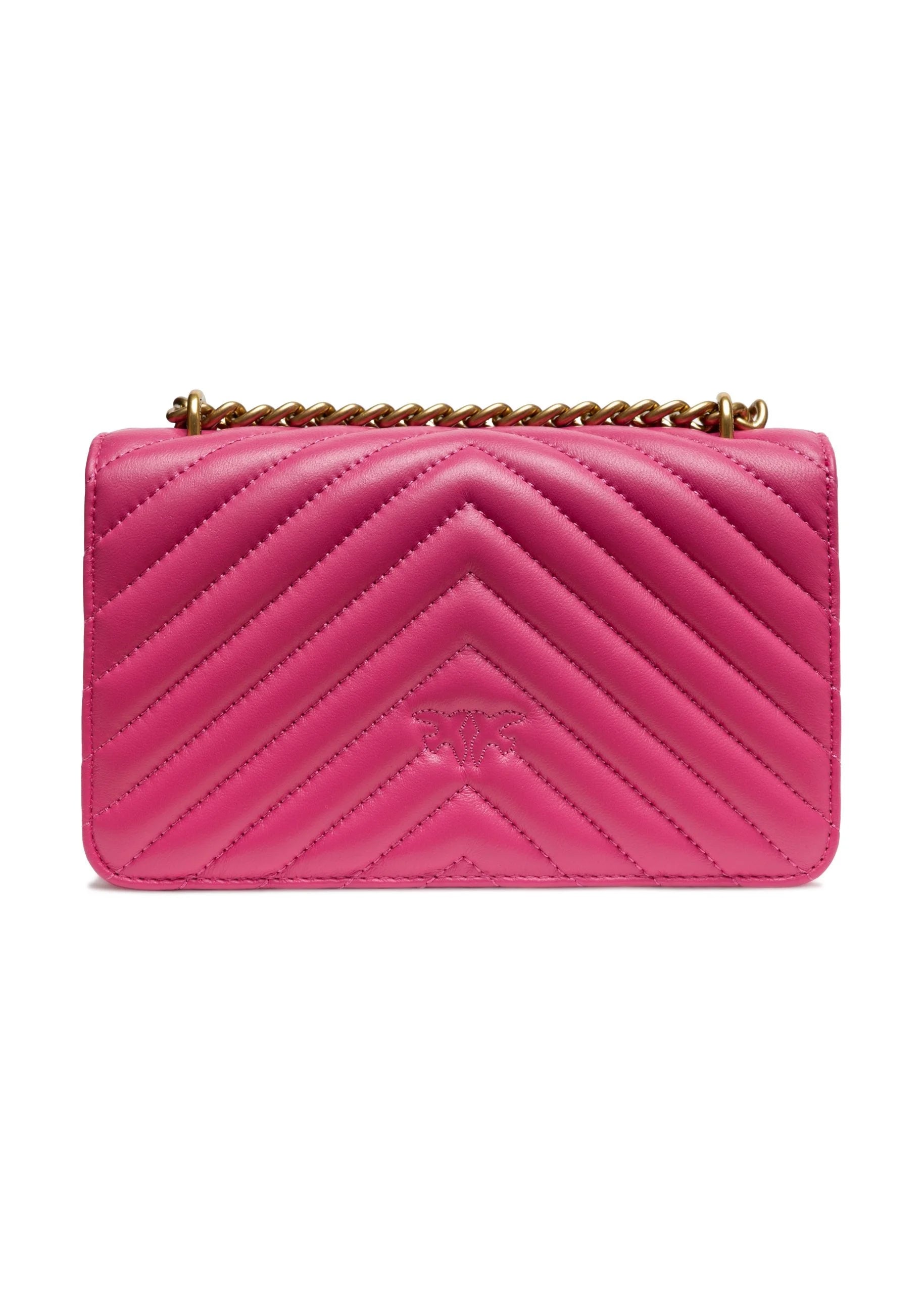 Pink Leather Love One Mini Shoulder Bag