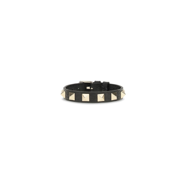 Armband aus schwarzem Kalbsleder