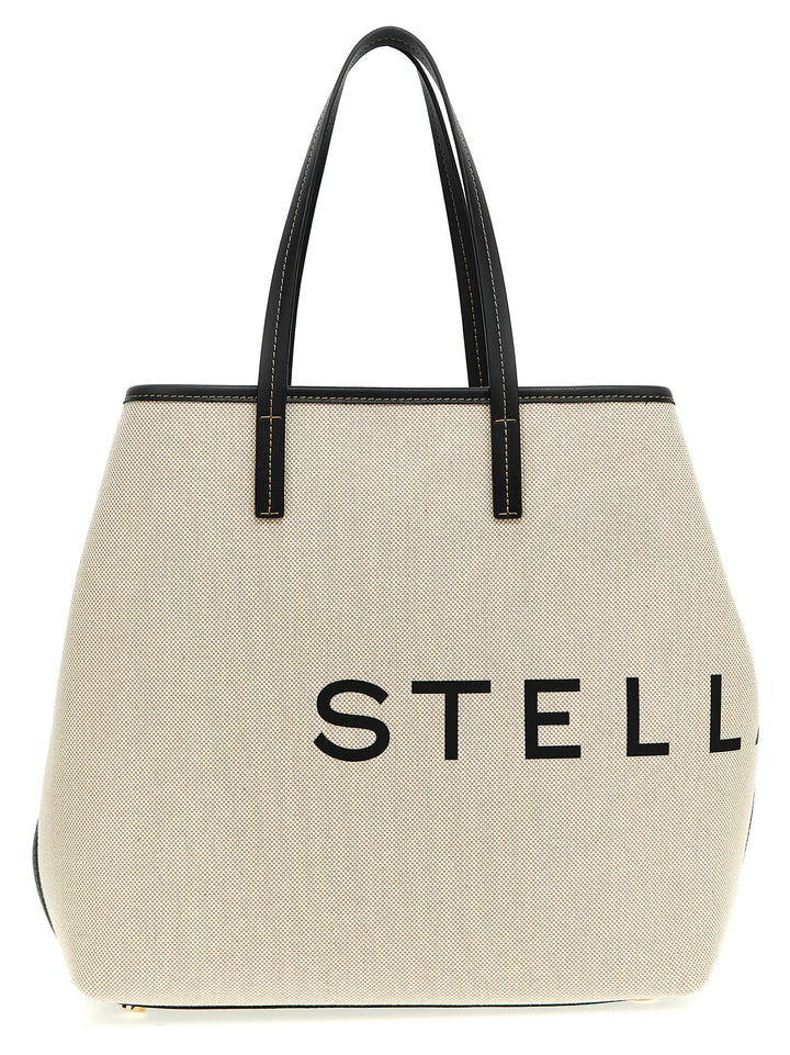 Beige Cotton Tote Bag