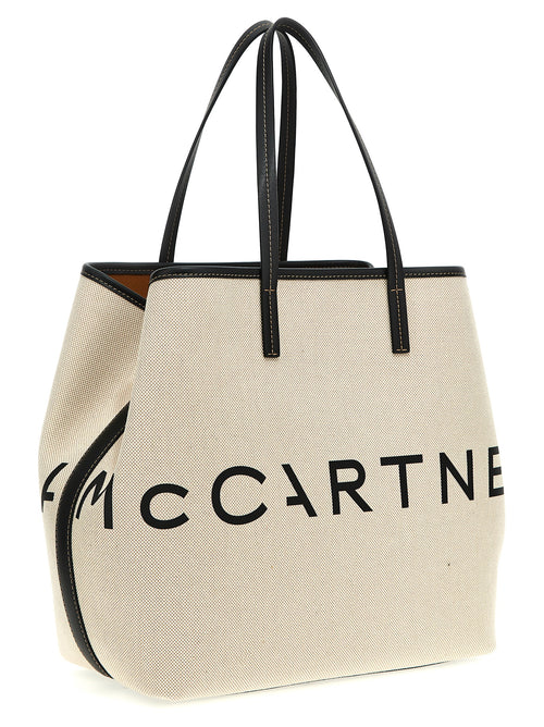 Beige Cotton Tote Bag