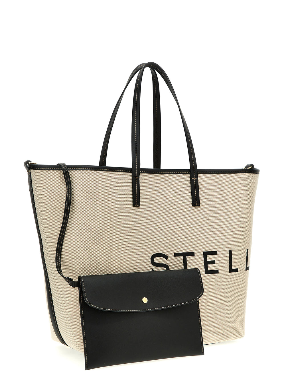 Beige Cotton Tote Bag