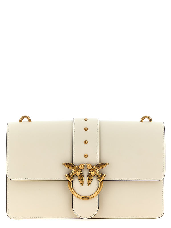 White Goatskin Crossbody Bag