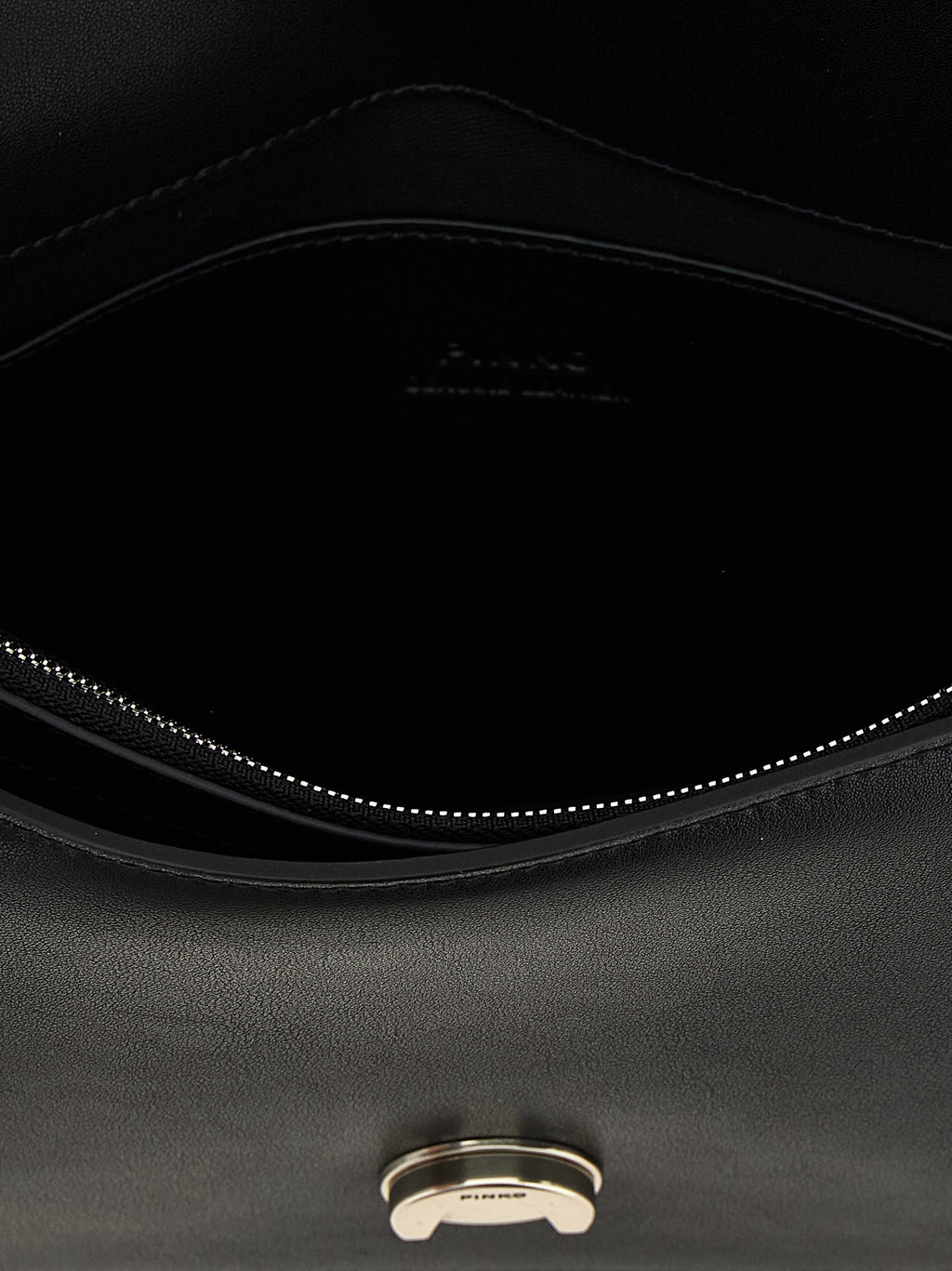 Black Goatskin Crossbody Bag