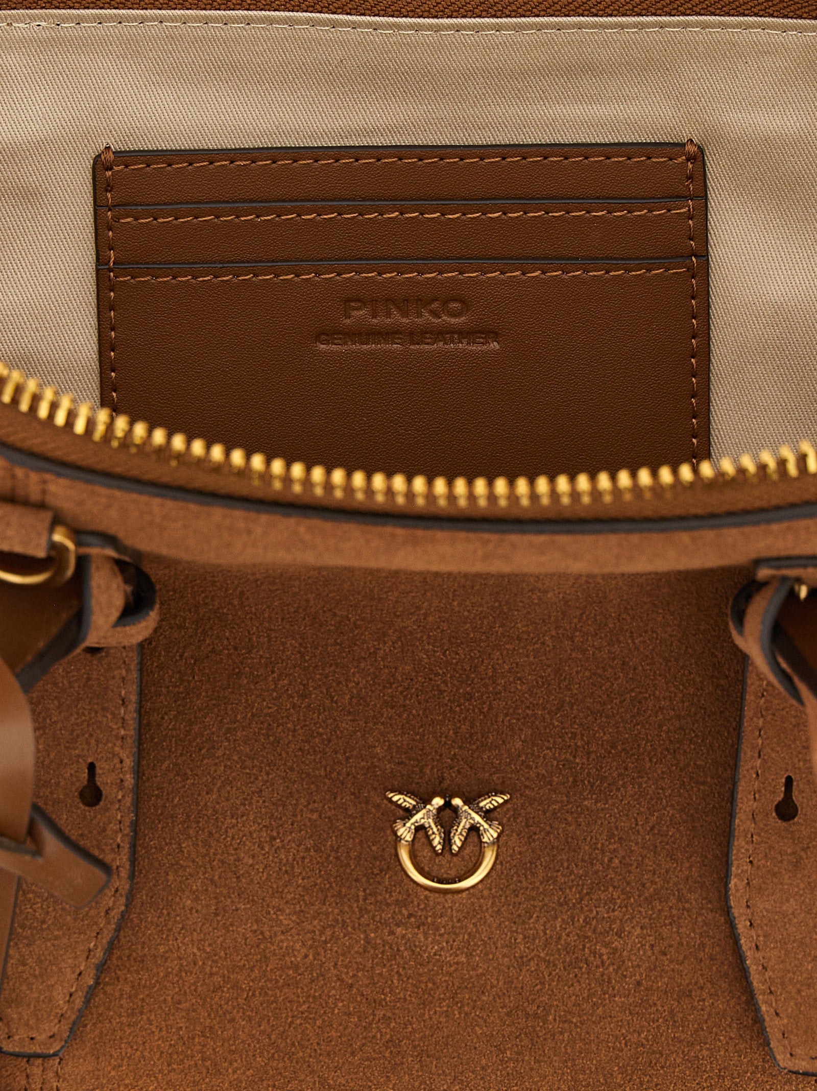 Brown Cowhide Shoulder Bag