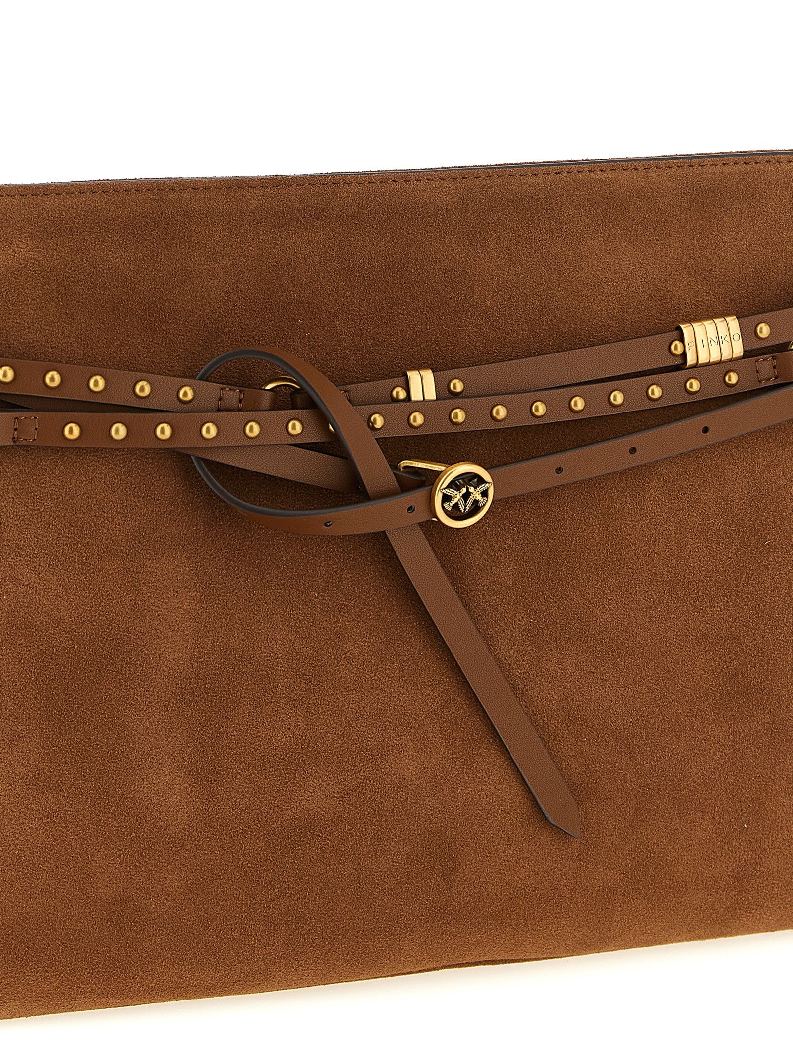 Brown Cowhide Shoulder Bag