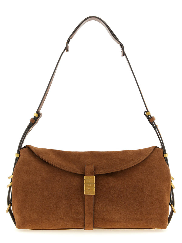 Brown Cowhide Shoulder Bag