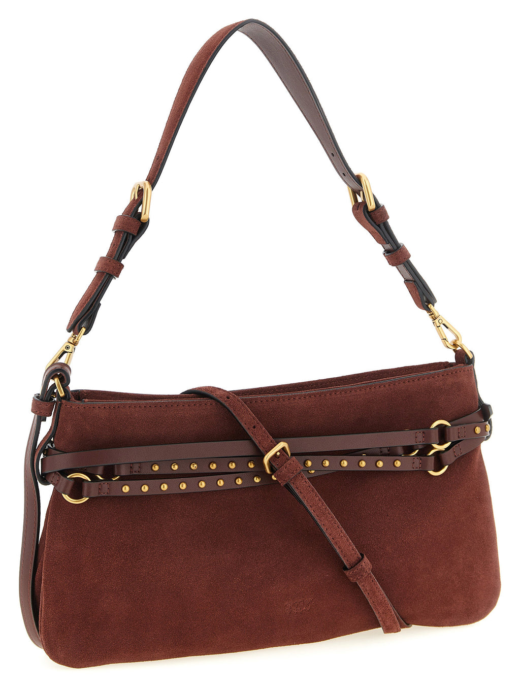 Bordeaux Cowhide Shoulder Bag