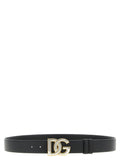 Black Calfskin Regular Belt
