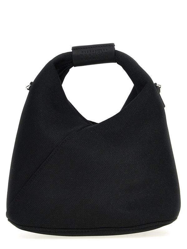 Black Polyester Crossbody Bag