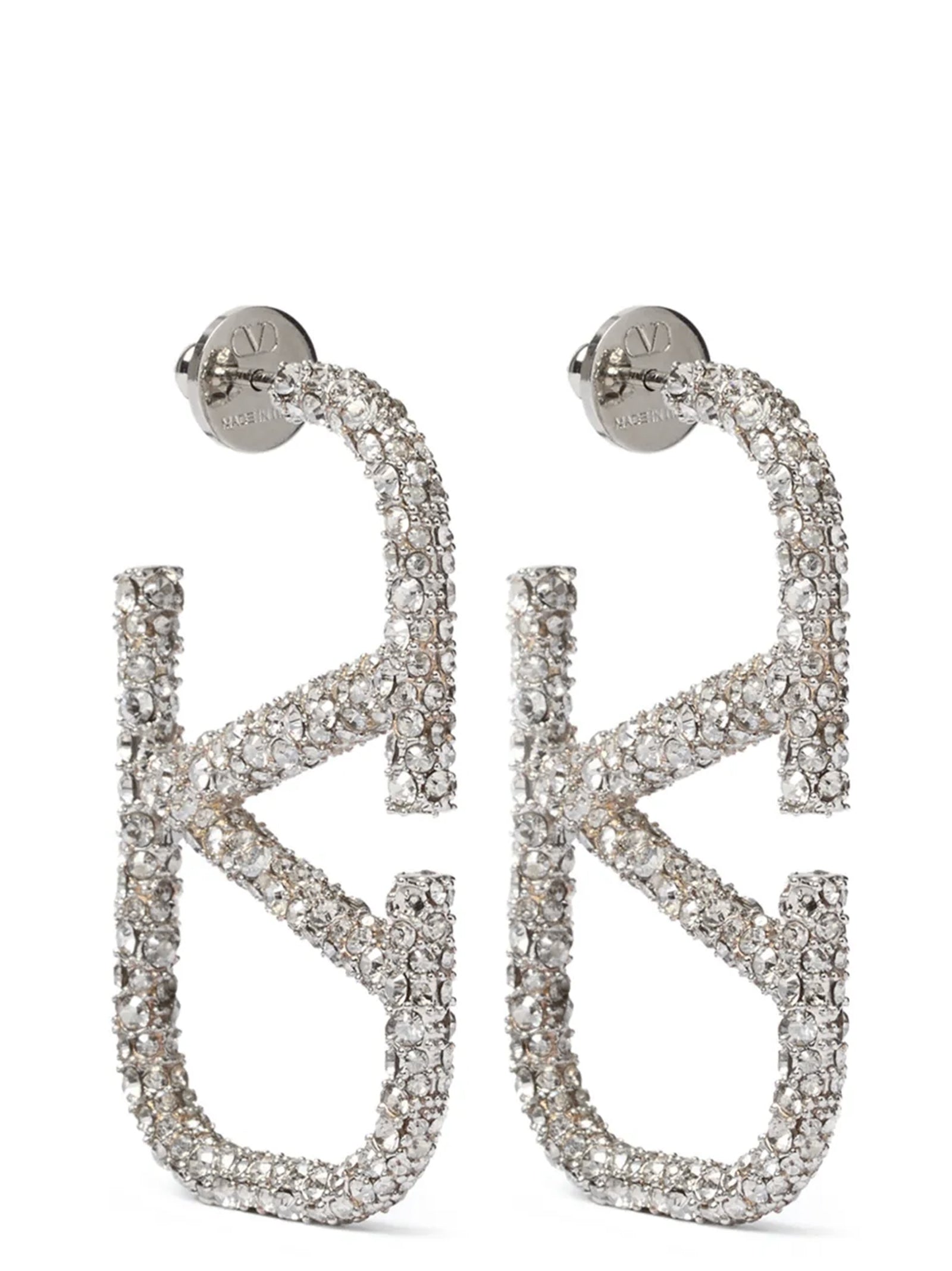 Silver Stainless Steel Earrings