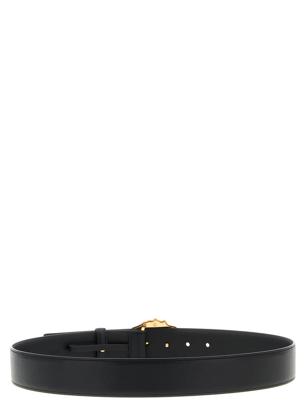 Black Calfskin Regular Belt