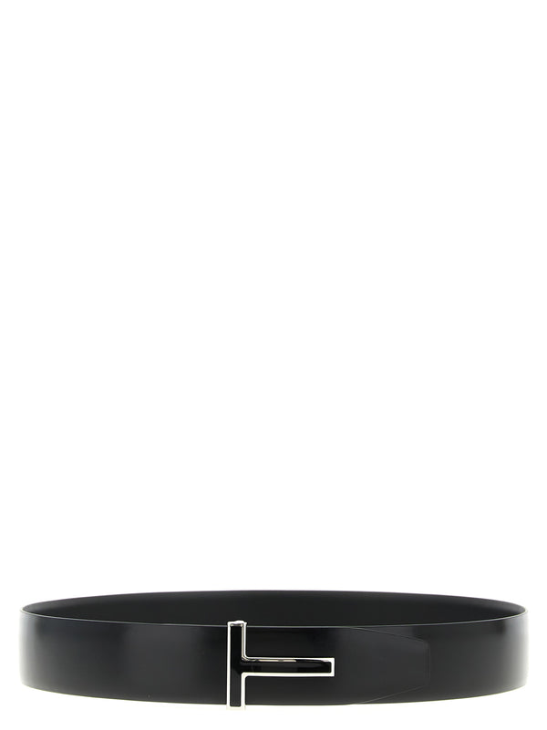 Black Calfskin Regular Belt