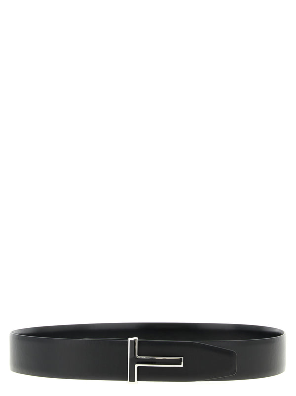 Black Calfskin Regular Belt