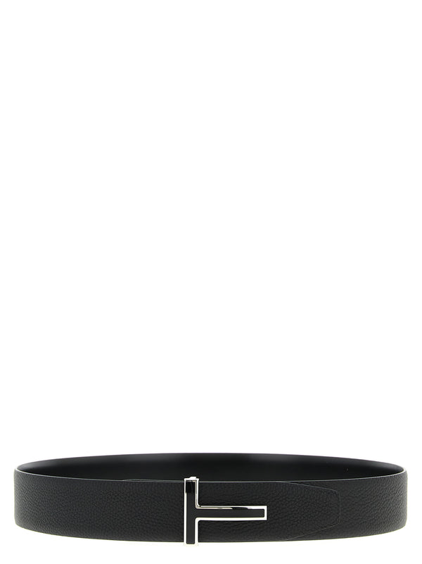 Black Calfskin Regular Belt