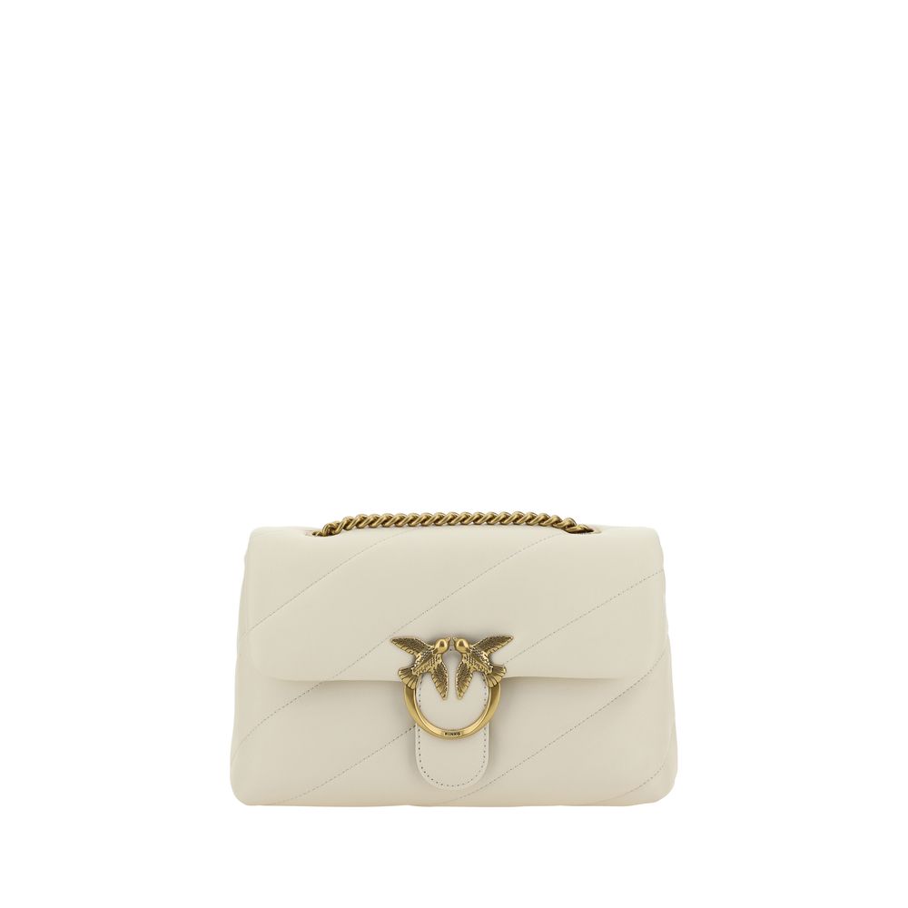 White Calf Leather Bos Taurus Shoulder Bag