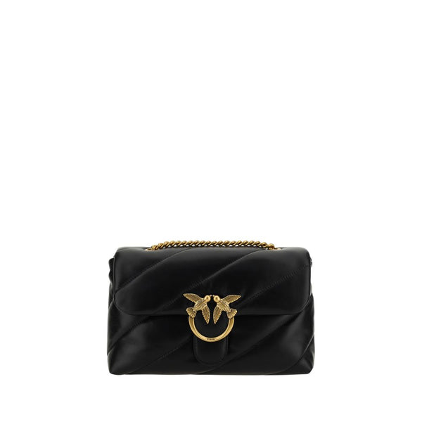 Black Calf Leather Bos Taurus Shoulder Bag