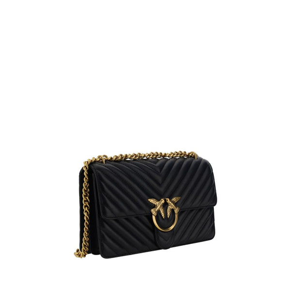 Black Calf Leather Bos Taurus Shoulder Bag