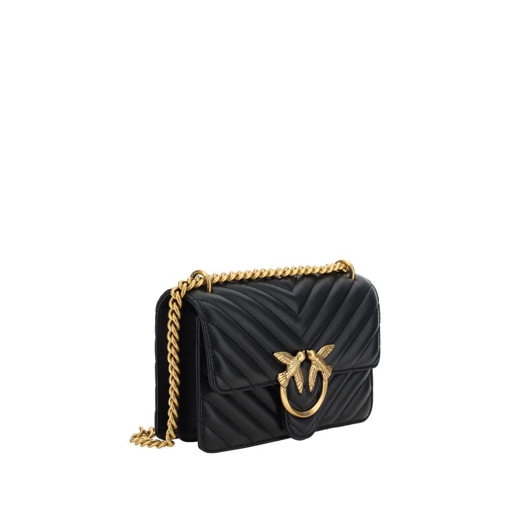 Black Calf Leather Bos Taurus Shoulder Bag