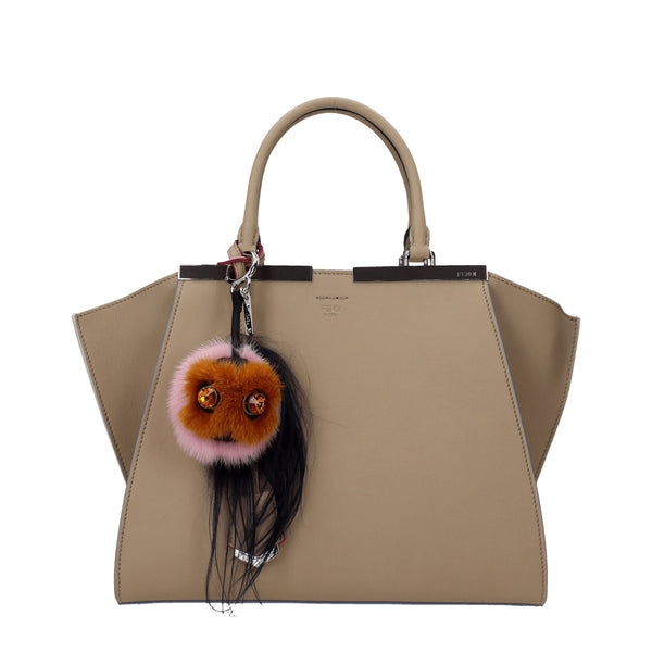 Brown Fur Keychain