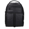 Blauer Lederrucksack