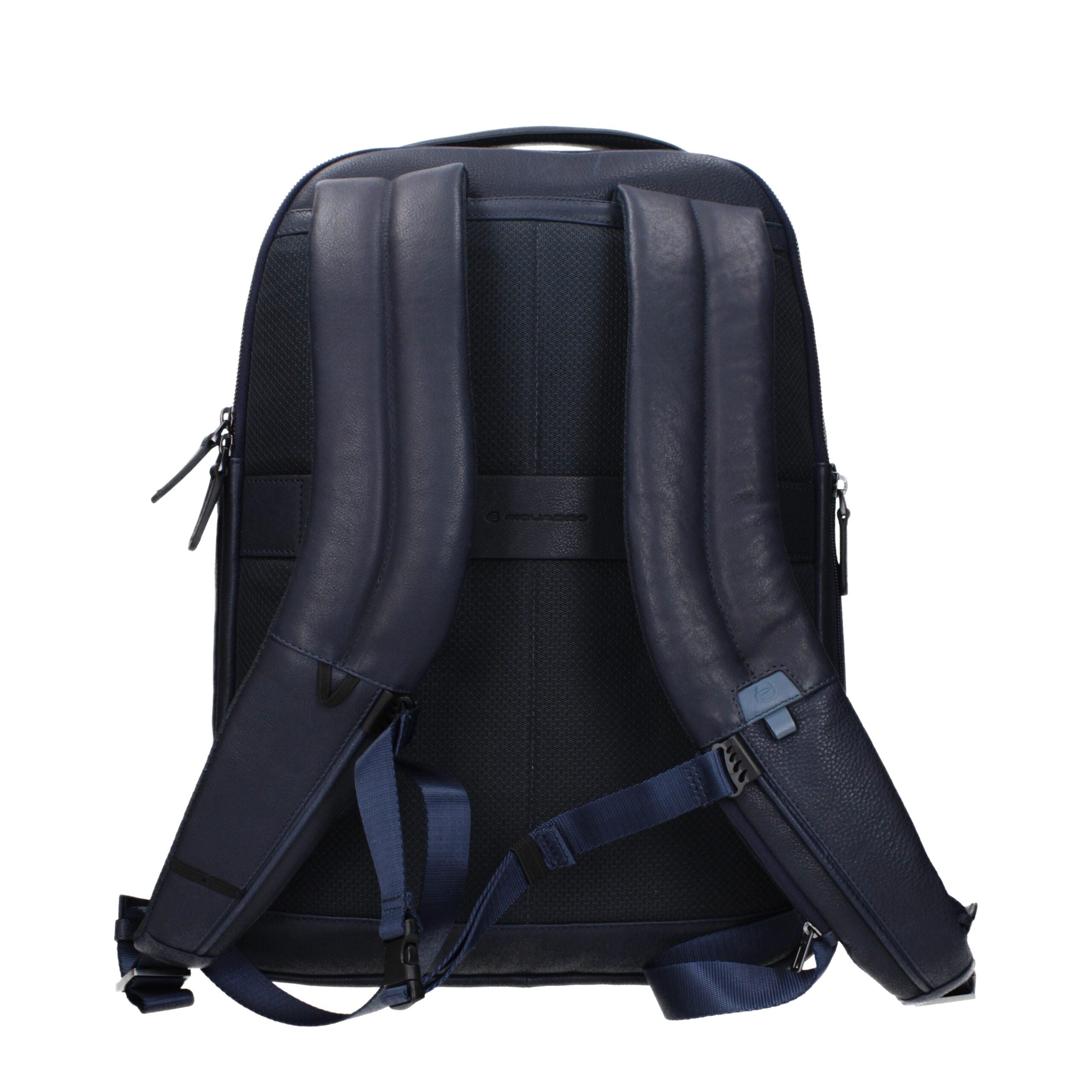 Blauer Lederrucksack