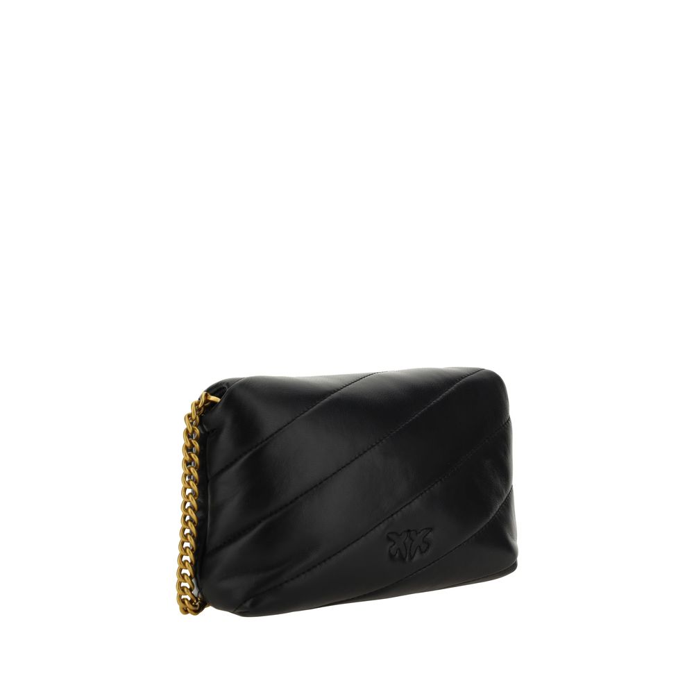 Black Calf Leather Bos Taurus Shoulder Bag
