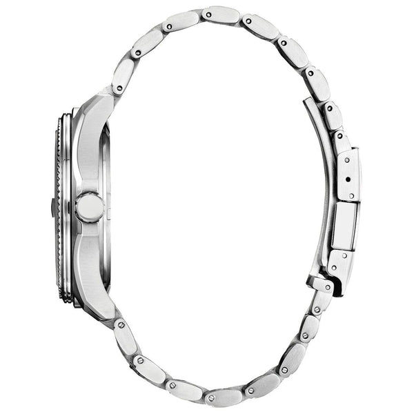 Gray Stainless Steel Dress Watch