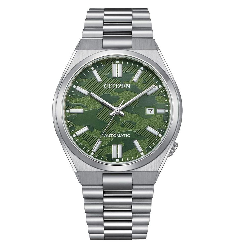 Graue Edelstahl-Kleideruhr
