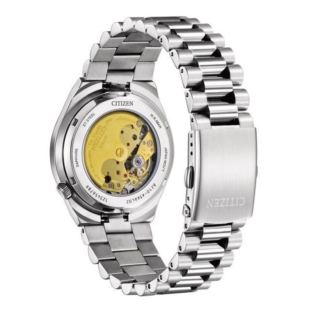 Graue Edelstahl-Kleideruhr