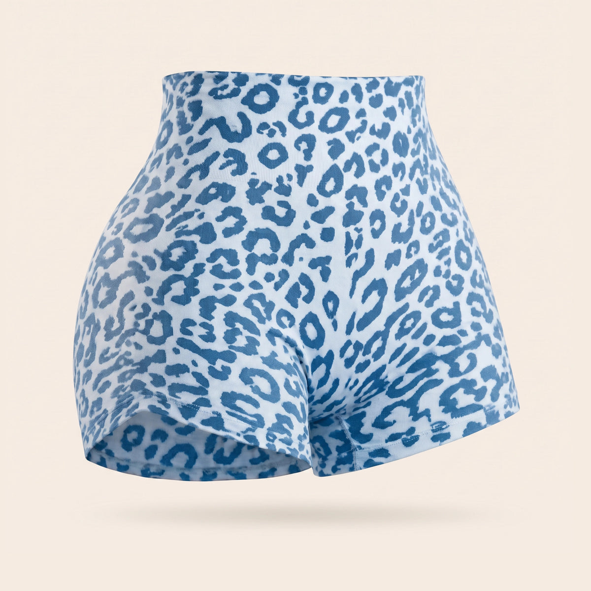 Short de leopardo color Azul, foto de producto