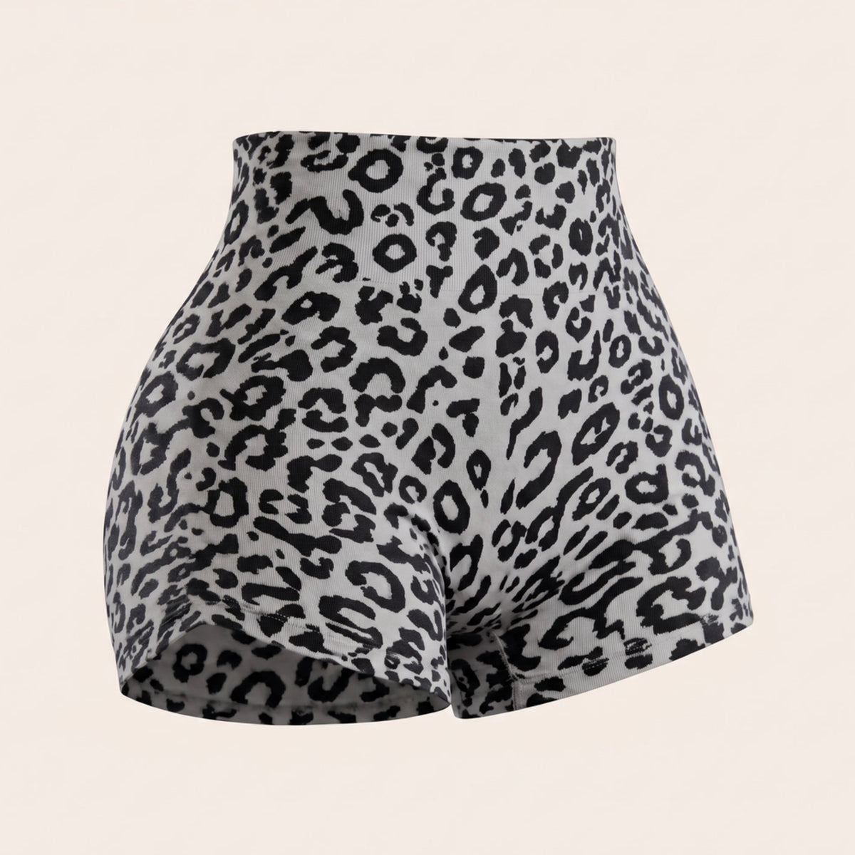 Short de leopardo color Gris Negro, foto de producto