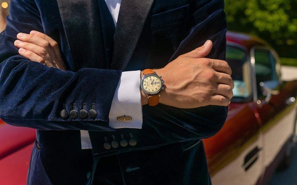 Man with luxury watch